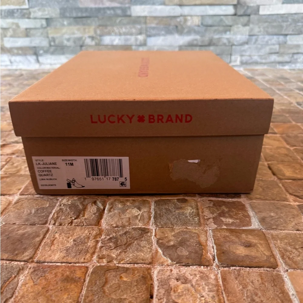 Lucky brand Elegant Brown Leather Women's Sandals - Picture 4 of 9